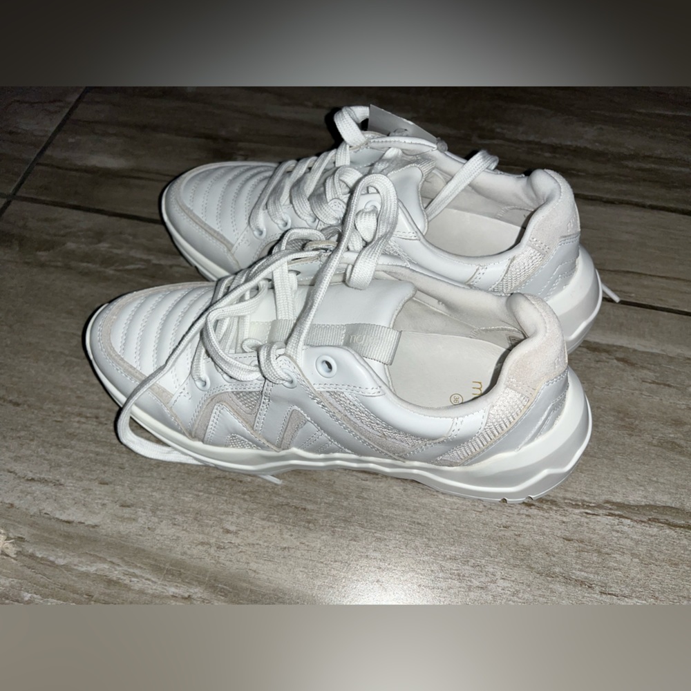 NWOT maje white chunky sneakers